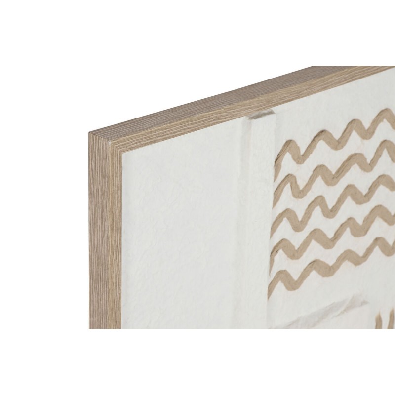 Statua Decorativa DKD Home Decor Bianco Marrone Buddha Orientale 18 x 12 x 27,5 cm (4 Pezzi)