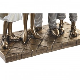 Statua Decorativa DKD Home Decor 24 x 11,5 x 34 cm Multicolore Famiglia (2 Unità)
