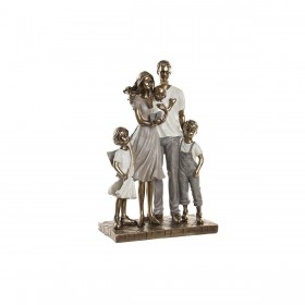 Statua Decorativa DKD Home Decor 24 x 11,5 x 34 cm Multicolore Famiglia (2 Unità)