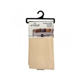 Fodera per cuscino 60 x 0,5 x 60 cm Beige (12 Unità)