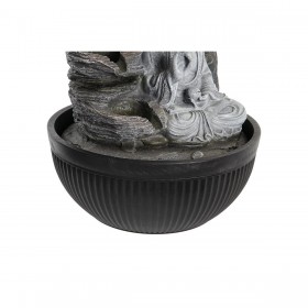 Fonte DKD Home Decor 21 x 21 x 25 cm Buddha Resina Orientale (2 Unità)