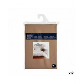 Lenzuolo con angoli 90 cm Marrone (12 Unità)