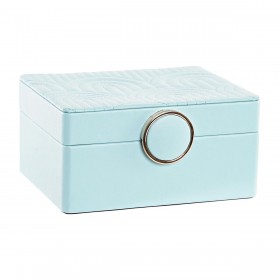 Scatola-Portagioie DKD Home Decor Verde Legno MDF 23 x 17 x 10 cm