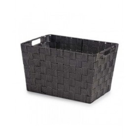 Cestino Kipit A3-6875 Nero Stoffa 25 x 20 x 35 cm (12 Unità)