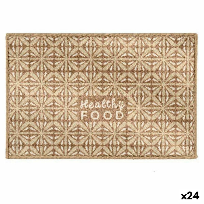 Tappeto Kinvara Healthy Food Beige 40 x 1 x 60 cm (24 Unità)