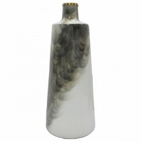 Vaso DKD Home Decor Metallo Bicolore Ferro 15 x 15 x 37 cm Moderno