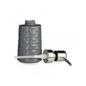 Dispenser di Sapone Berilo J912-A-GRIS Grigio Argentato Ceramica 350 ml (6 Unità)
