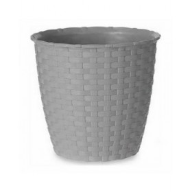 Vaso Stefanplast Grigio Plastica 14 x 13 x 14 cm (12 Unità)