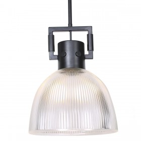 Lampadario DKD Home Decor Nero Argentato Metallo Cristallo 25,4 x 25,4 x 35,5 cm (2 Unità)