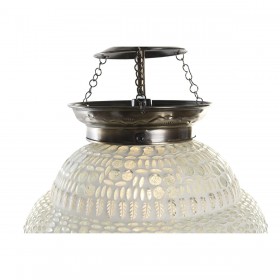 Lampadario DKD Home Decor Bianco Metallo Cristallo 25 W 23 x 23 x 33 cm