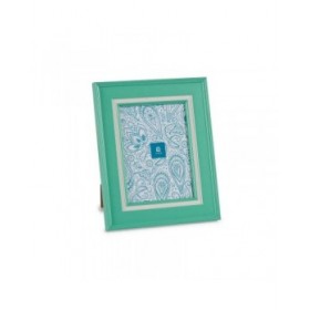 Cornice Portafoto Cristallo Verde Plastica (23 x 28 x 2 cm) (6 Unità)