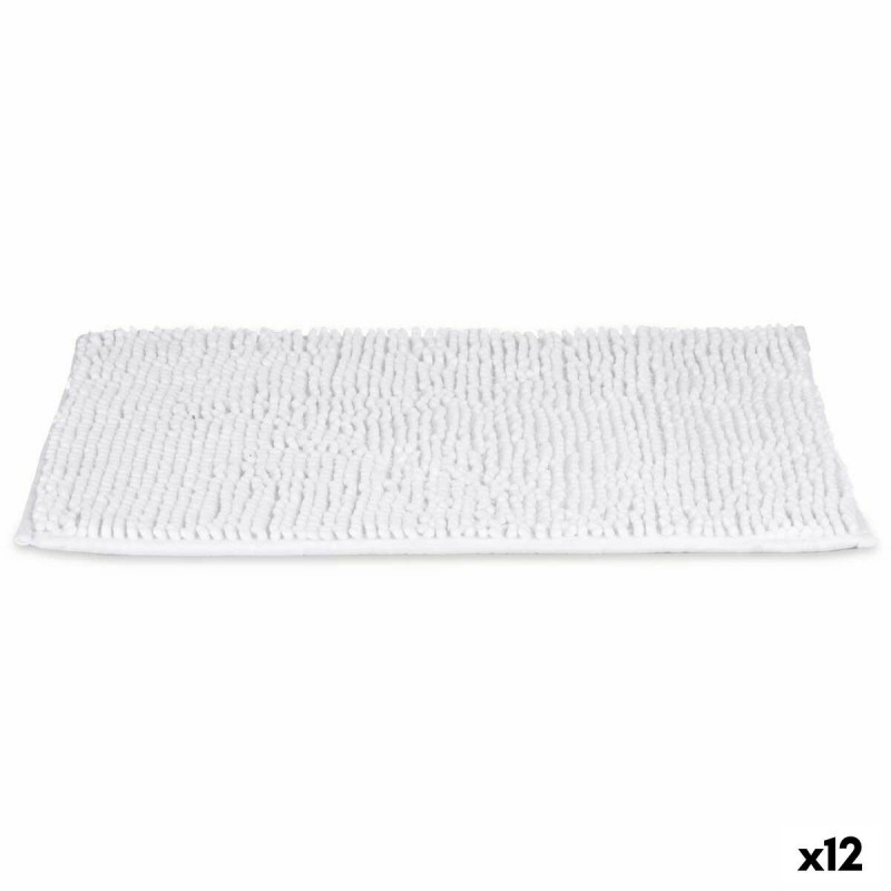 Tappeto da bagno Berilo WH/1 Bianco 40 x 60 cm 59 x 40 x 2,5 cm (12 Unità)