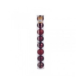 Set di palline di Natale Viola Plastica Ø 7 cm (24 Unità)