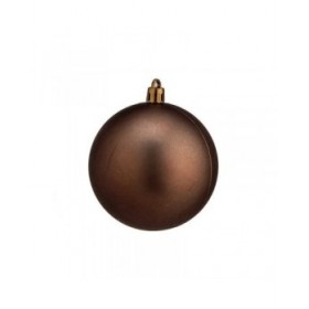 Set di palline di Natale Krist+ 00782 Marrone Plastica Ø 8 cm (24 Unità)