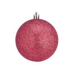 Set di palline di Natale Krist+ 00788 Rosa Plastica Ø 8 cm (24 Unità)
