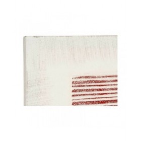 Tela Righe Con rilievo (110 x 60 x 2,5 cm) (2 Unità)