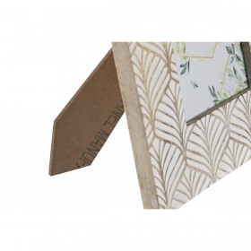 Cornice Portafoto DKD Home Decor 22,5 x 2 x 28 cm Cristallo Marrone Bianco Legno di mango Città