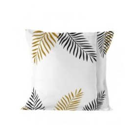 Federa HappyFriday Blanc Foliage Multicolore 80 x 80 cm
