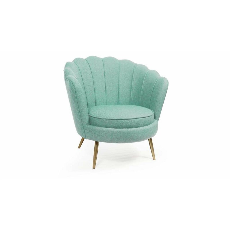 Poltrona DKD Home Decor Verde Argentato Metallo Plastica 80 x 75 x 86 cm