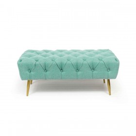 Panca DKD Home Decor Verde Dorato Metallo 103 x 46 x 42 cm