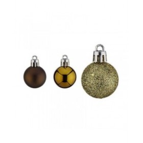 Set di palline di Natale 3 x 4 x 3 cm Verde Plastica (12 Unità)