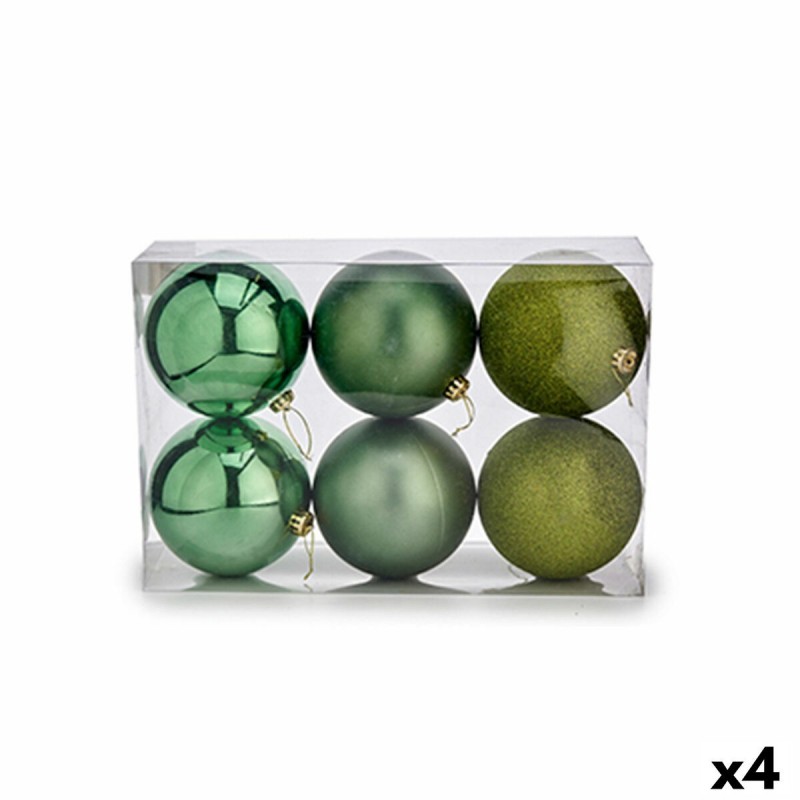 Set di palline di Natale Krist+ 00743 Verde (4 Unità)