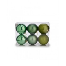 Set di palline di Natale Krist+ 00743 Verde (4 Unità)