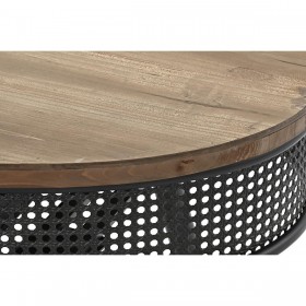 Tavolino da Caffè DKD Home Decor Marrone Nero Metallo Abete 120 x 58 x 42 cm