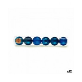 Set di palline di Natale Krist+ 00830 Azzurro Plastica (12 Unità)