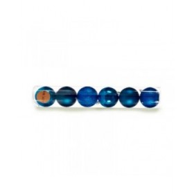 Set di palline di Natale Krist+ 00830 Azzurro Plastica (12 Unità)