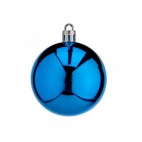 Set di palline di Natale Krist+ K1912477-1 Azzurro Plastica (12 Unità)