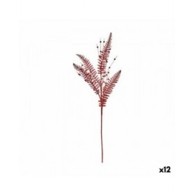 Ramo Rosso Natale 90 cm 12 Unità Plastica (12 Unità)