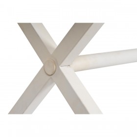 Tavolo da Pranzo DKD Home Decor Bianco Metallo Legno di mango 180 x 90 x 76 cm