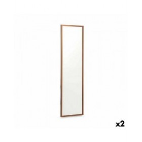 Specchio da parete 82707 Bronce 30 x 120 cm Rettangolare (2 Unità)