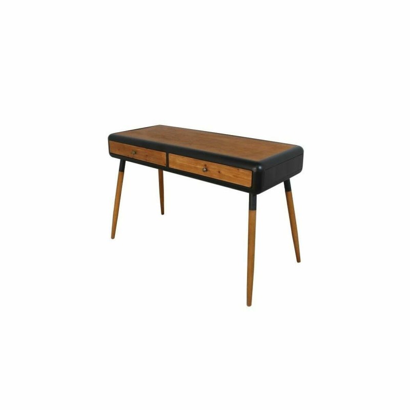 Ingresso DKD Home Decor Nero Naturale Marrone scuro Grigio scuro Metallo Abete 120 x 50 x 77 cm