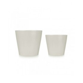 Set di Vasi Ibergarden LINCE-22-28-G Grigio Argilla Ø 22 cm Ø 28 cm 2 Pezzi