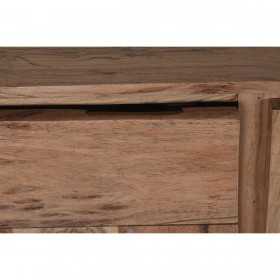 Credenza DKD Home Decor 142 x 40 x 81 cm Nero Metallo Marrone Acacia