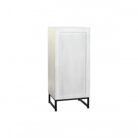 Cassettiera DKD Home Decor Bianco Grigio Ceramica Legno di mango Indiano 45 x 35 x 107 cm
