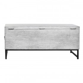 Baule DKD Home Decor Ceramica Grigio Bianco Legno di mango (116 x 40 x 50 cm)