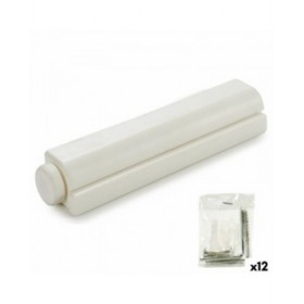 Stendibiancheria Kipit 21940 Bianco Nylon polipropilene 34,5 x 6 x 6 cm Estensibile (12 Unità)