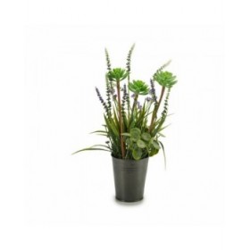 Pianta Decorativa Ibergarden XD16-818 Metallo Plastica Lavanda 13 x 40 x 13 cm (12 Unità)