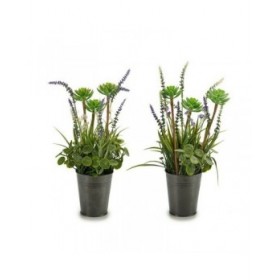 Pianta Decorativa Ibergarden XD16-818 Metallo Plastica Lavanda 13 x 40 x 13 cm (12 Unità)
