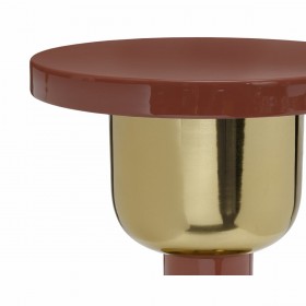 Tavolo aggiuntivo DKD Home Decor 41 x 41 x 54 cm Bicolore Ferro