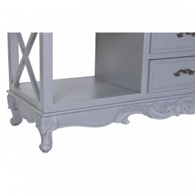 Credenza DKD Home Decor 132 x 40 x 84.5 cm 132 x 40 x 84,5 cm Naturale Grigio Legno di paulownia Legno MDF