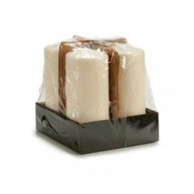 Candela 9 x 20 x 9 cm Crema (4 Unità)