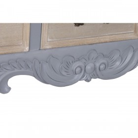 Ingresso DKD Home Decor Grigio Naturale Legno di paulownia Legno MDF 109.5 x 39 x 78.5 cm 109,5 x 39 x 78,5 cm