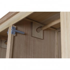 Armadio guardaroba DKD Home Decor Naturale Pino Legno MDF 90 x 40 x 180 cm