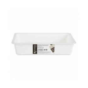 Contenitori per Cassetti Kinvara CN18799 Bianco Nero polipropilene 16 x 5 x 24 cm (36 Unità)