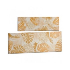 Tela Foglia della pianta Dorato 90 x 30 x 1,5 cm (12 Unità)