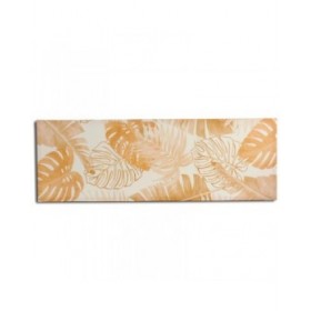 Tela Foglia della pianta Dorato 135 x 45 x 1,5 cm (6 Unità)